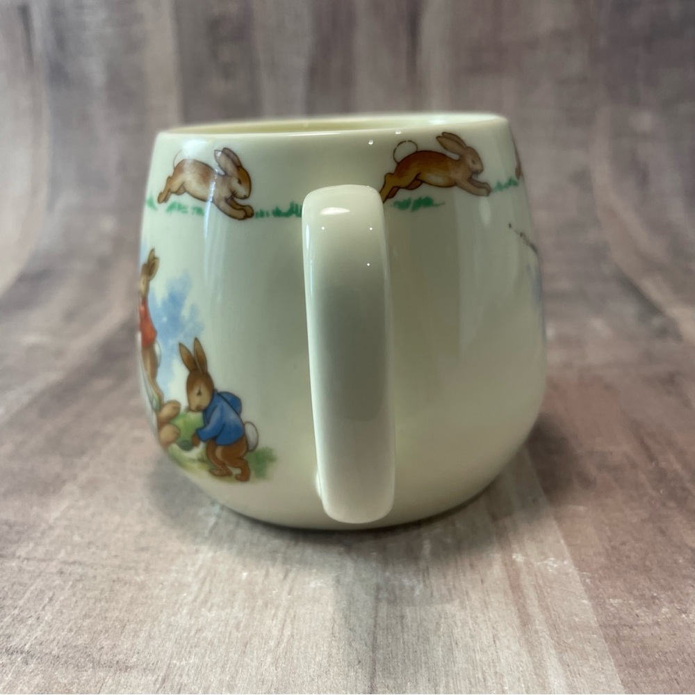 Royal Doulton Bunnykins Double Handle Child Cup Mug Mischievous - Picture 3 of 13